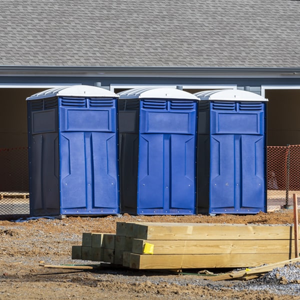are there any restrictions on where i can place the portable restrooms during my rental period in Rydal Georgia